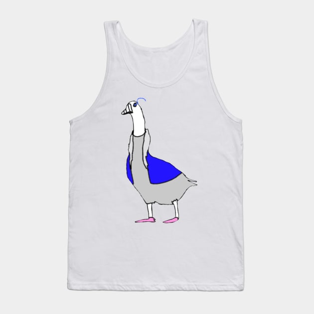 Undertale Sans as a Goose Tank Top by The Fandom Geese